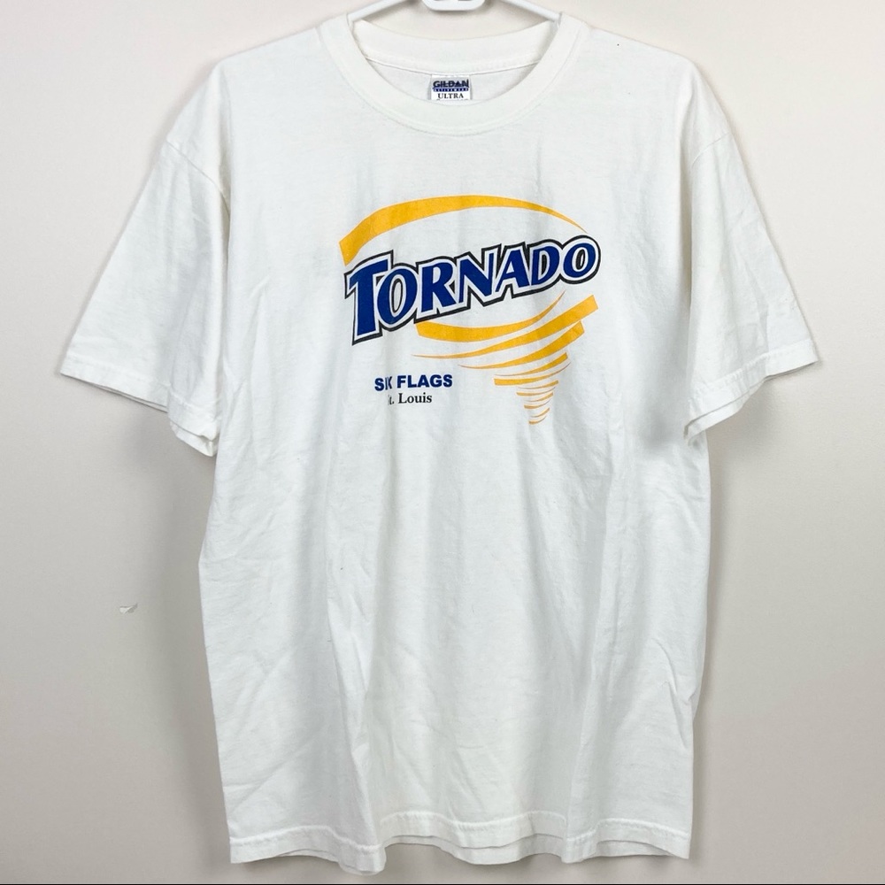 Vintage Six Flags St. Louis Tornado Shirt Size L